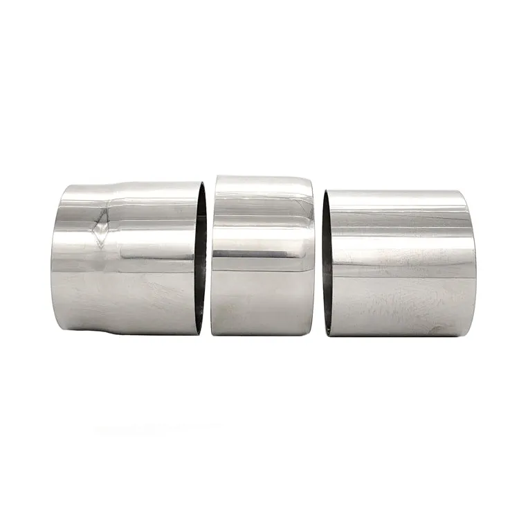 2.000" OD Double Slip Joint Adapter - Polished OD - 304 Stainless