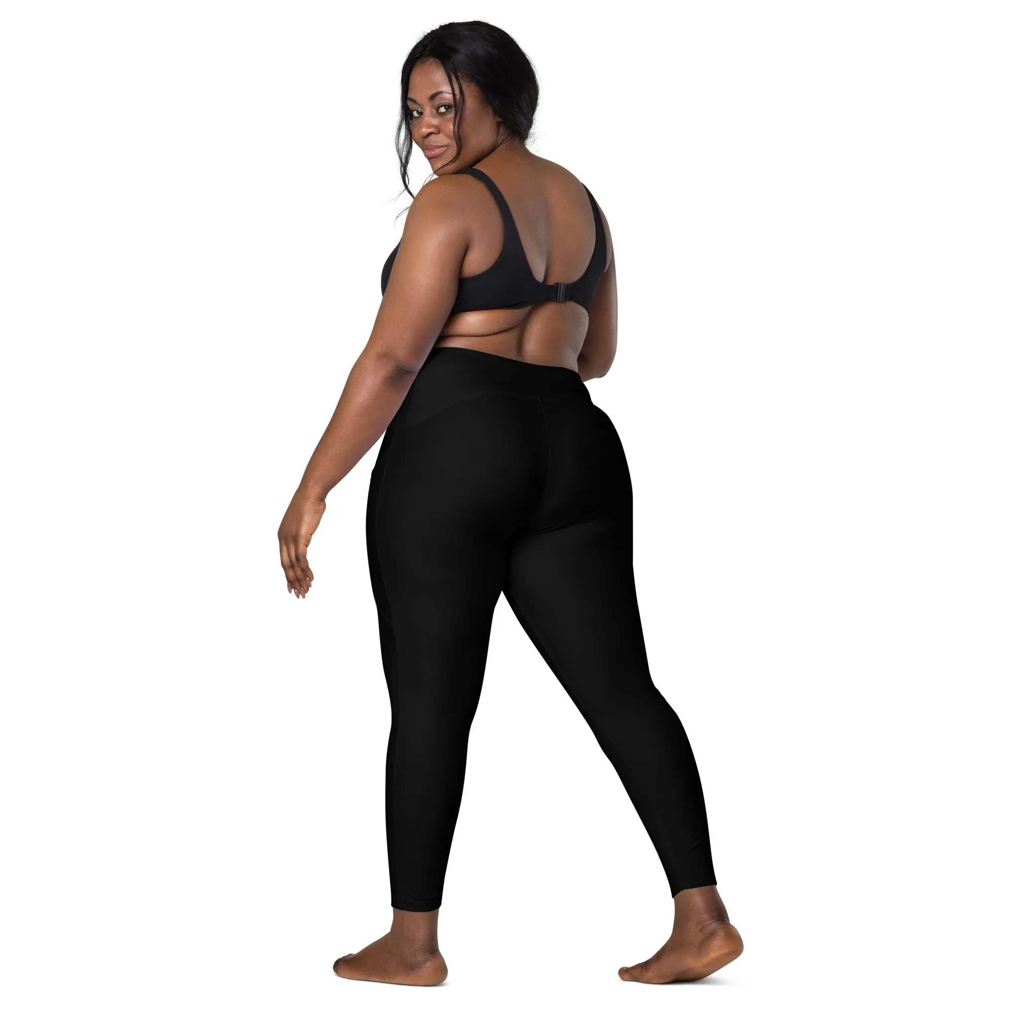 Adult Black Leggings with Pockets - Where Comfort Meets Functionality