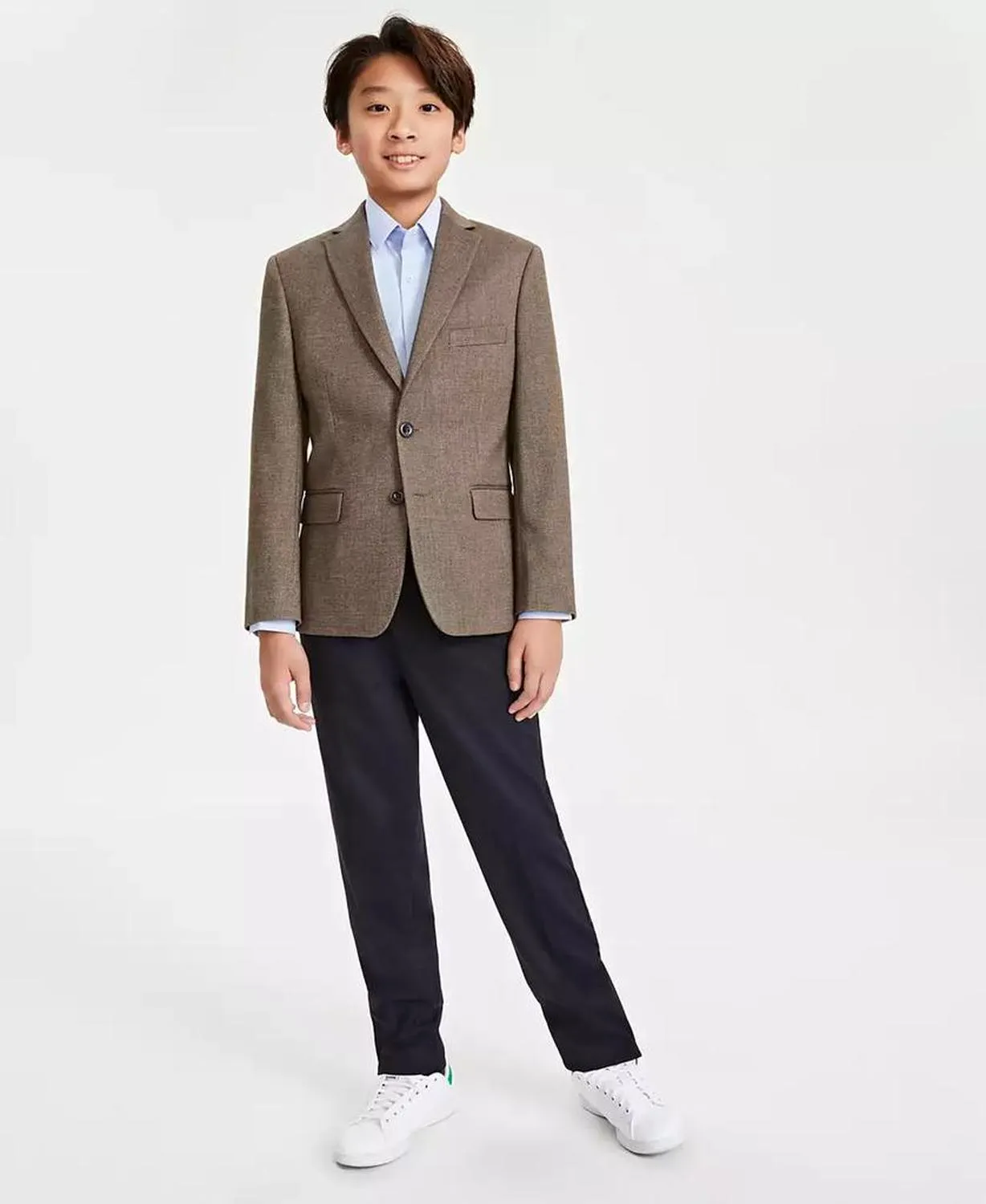 Big Boys Weave Stretch Suit Jacket