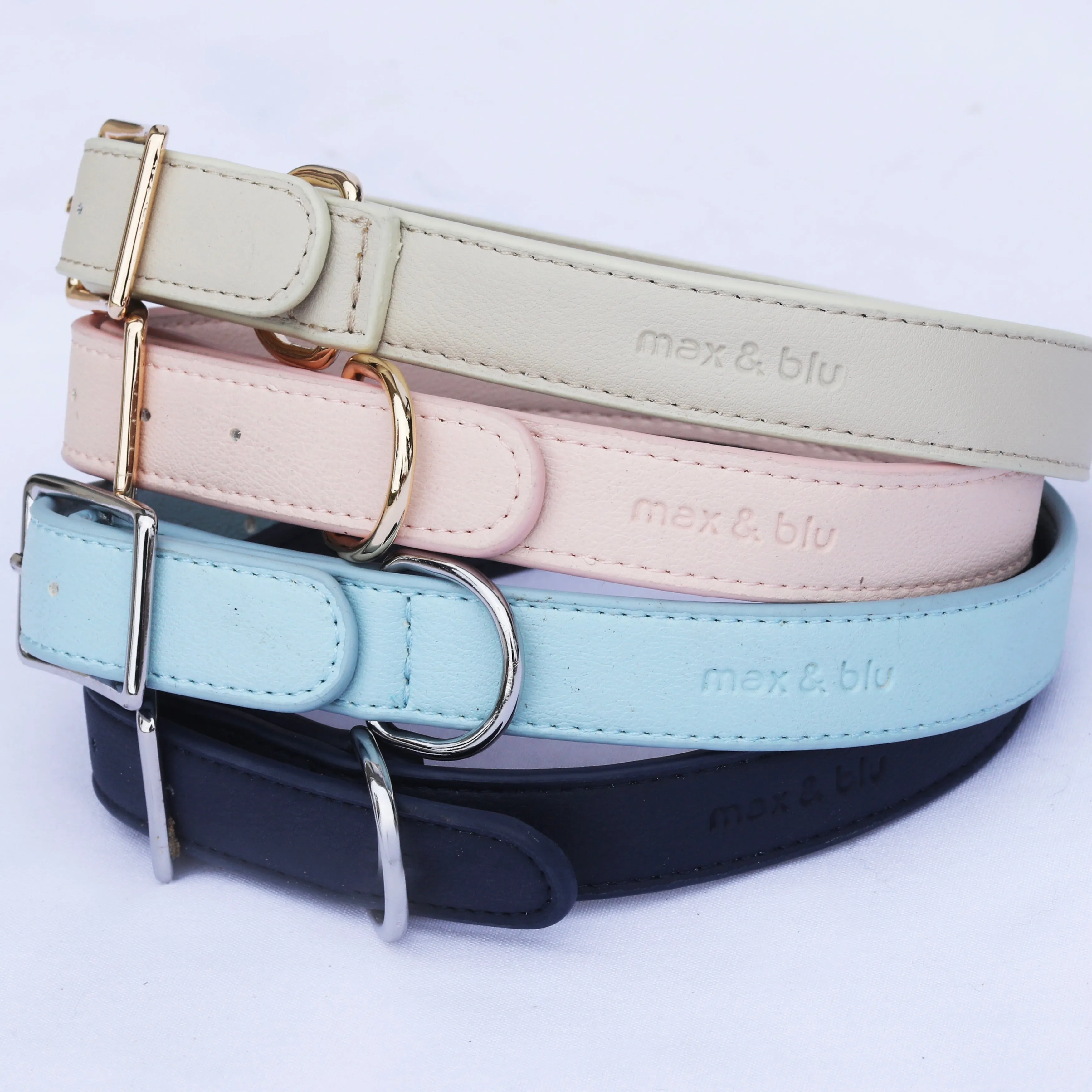 Billie Dog Collar - Ice Blue