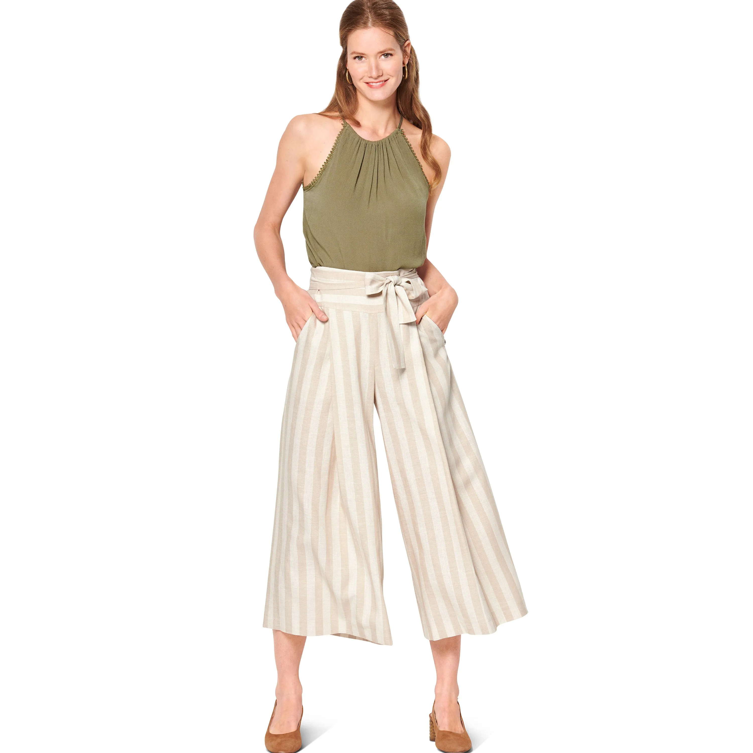 Burda Pattern 6138 Misses' Culottes, Trousers, Pants