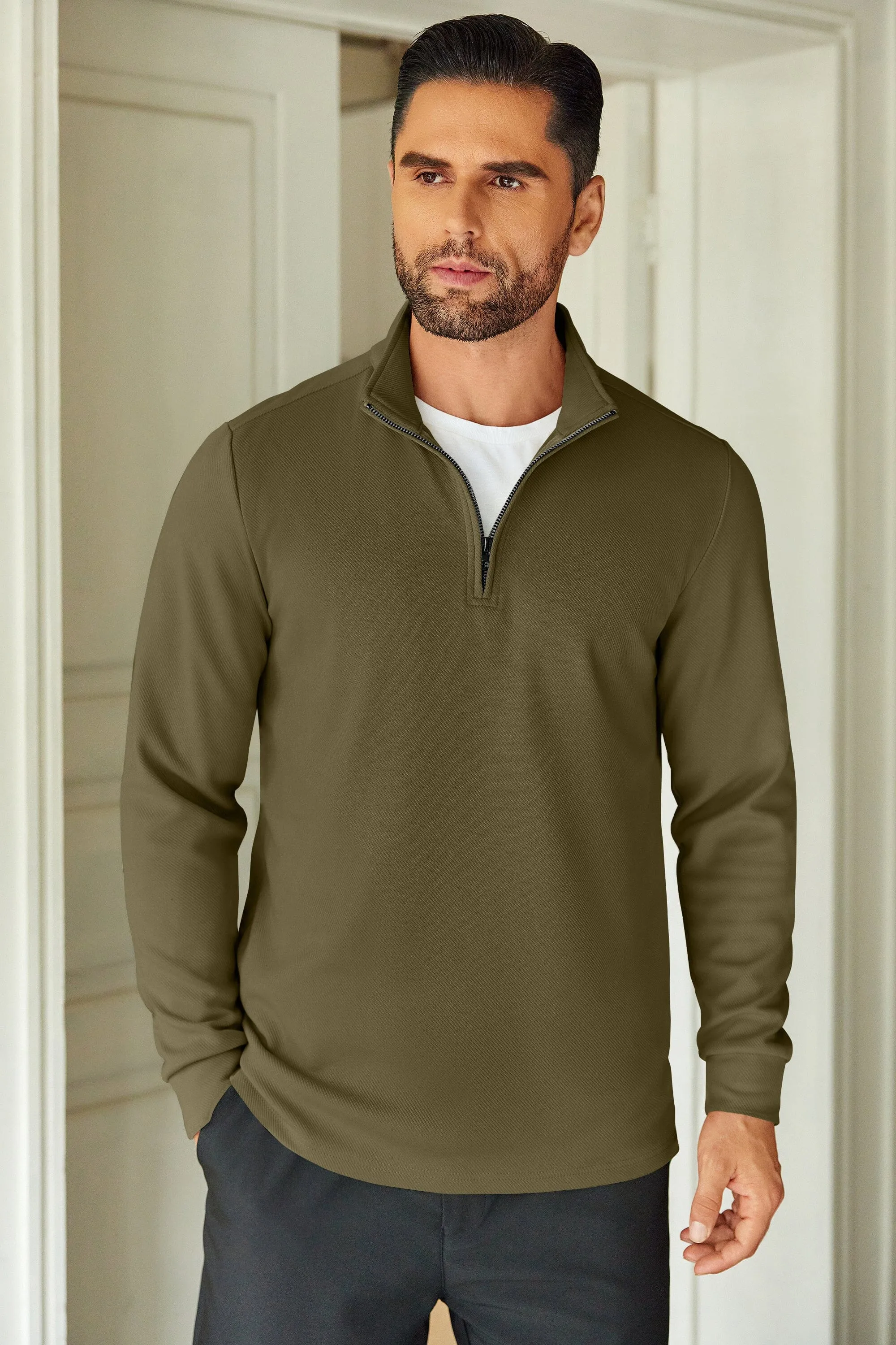 Casual Quarter Zip Sweatshirt (US Only)