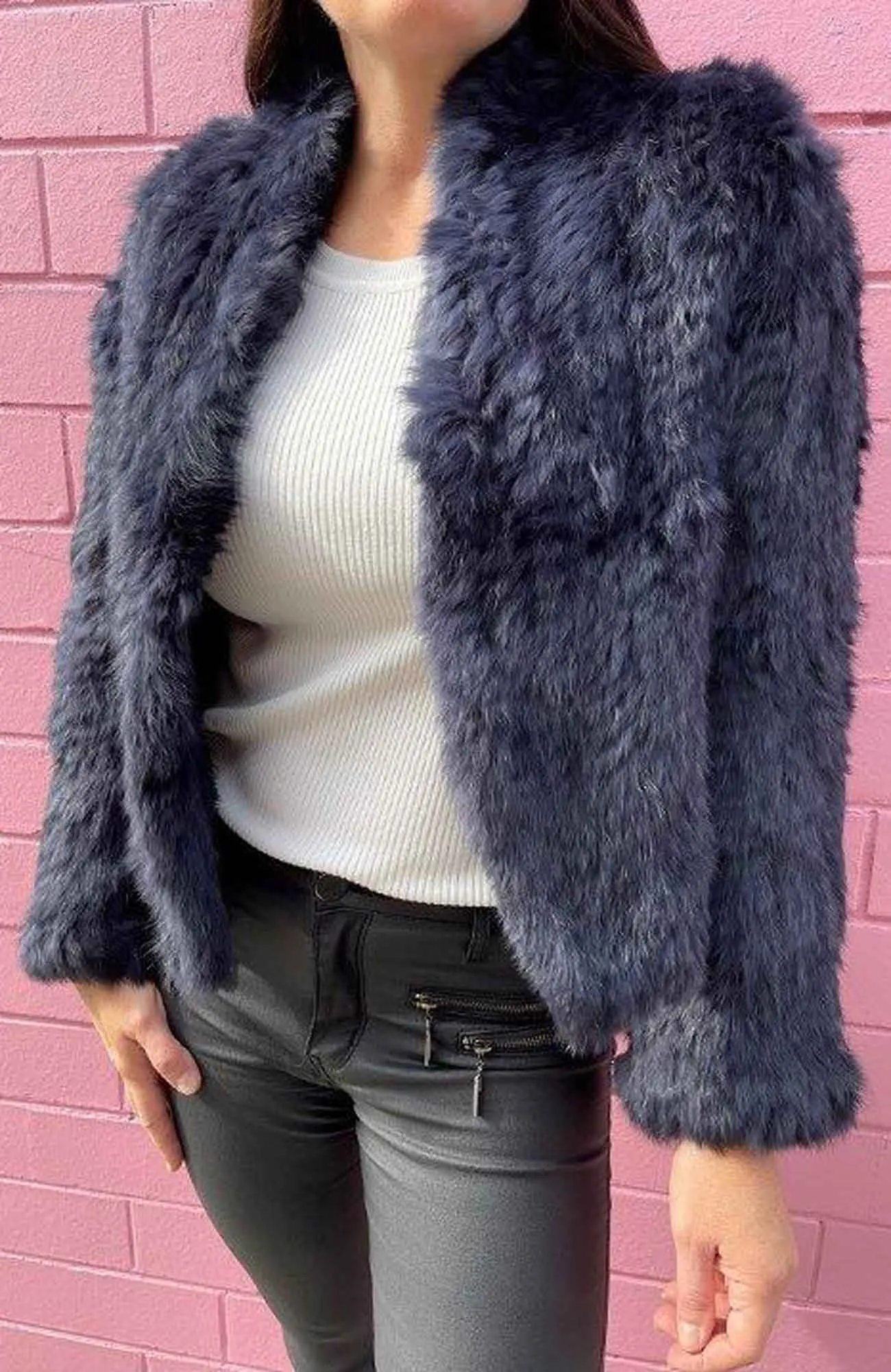 Crop Fur Jacket