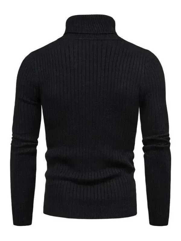 Cross-Border Slim Fit Turtleneck Men Sweater