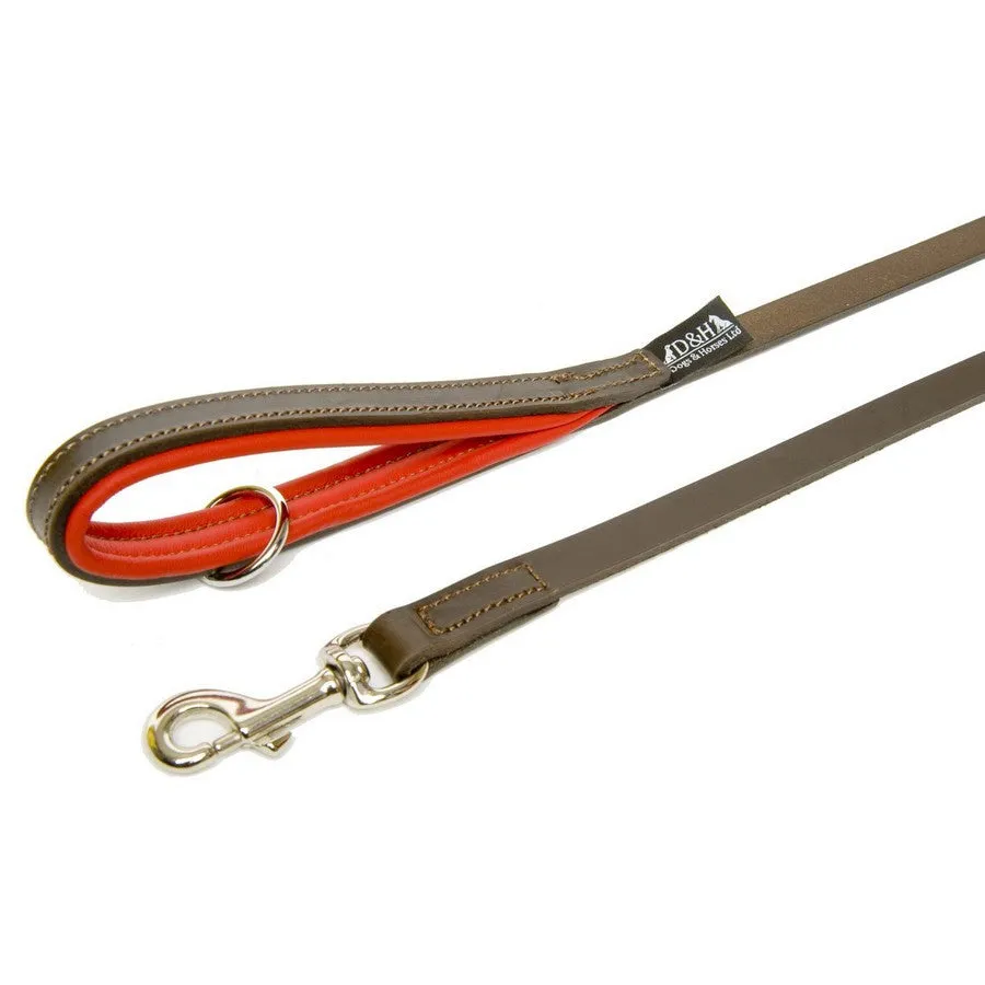 Dogs & Horses Luxury Red Padded Leather Dog Collar