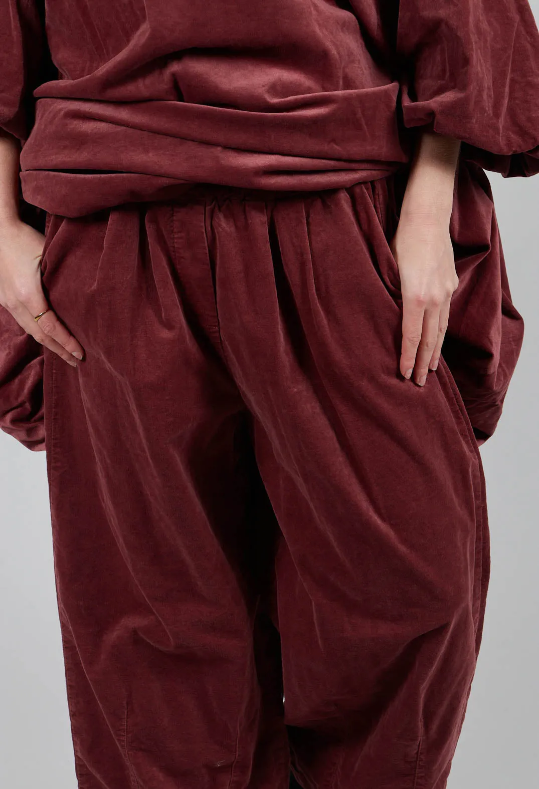 Elasticated Culottes in Intense Rust