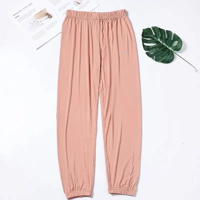 Fairy-Look Oxygen Pants Mask High Waist Drape Summer Loose Casual Women Thin Ankle-Length Lantern Pants