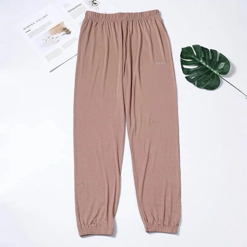 Fairy-Look Oxygen Pants Mask High Waist Drape Summer Loose Casual Women Thin Ankle-Length Lantern Pants