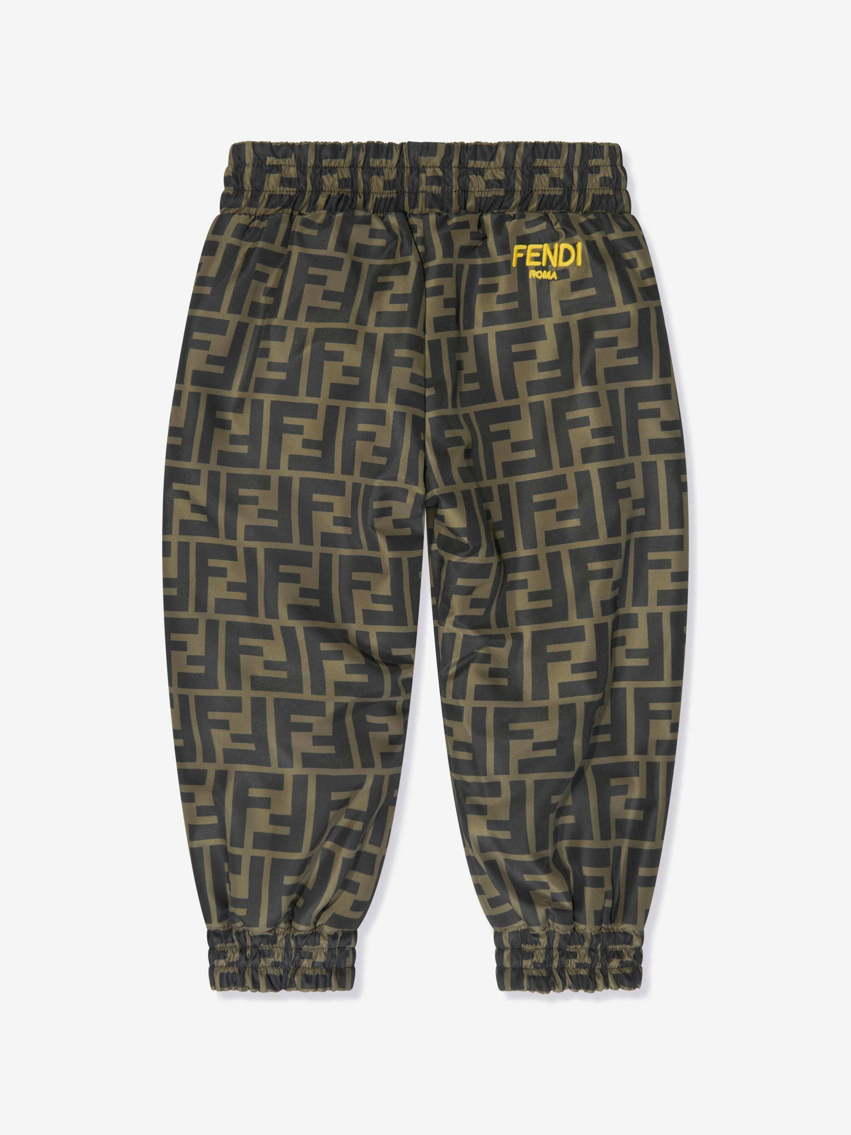 Fendi Baby Zucca Sweatpants in Brown