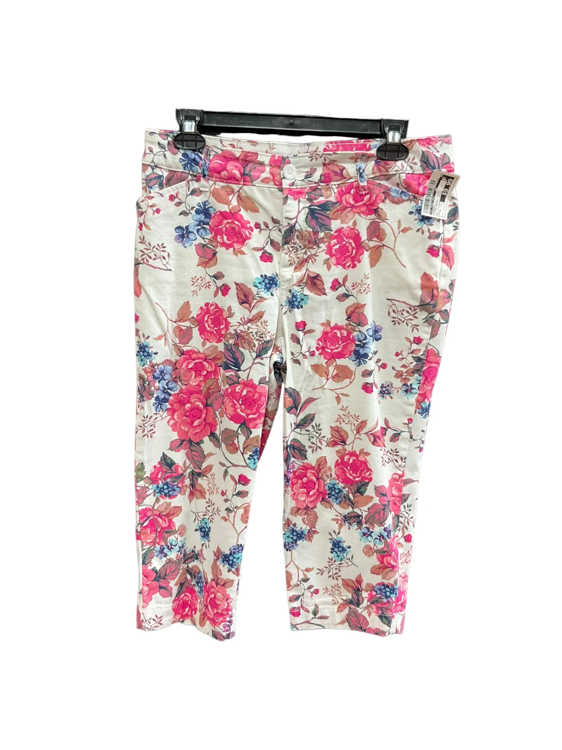 Floral Print Capris St Johns Bay, Size 8