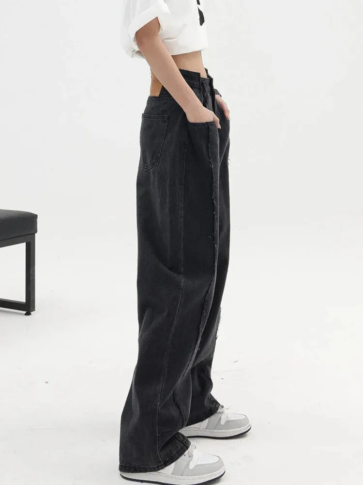 Harajuku High Waist Baggy Wide Leg Jeans