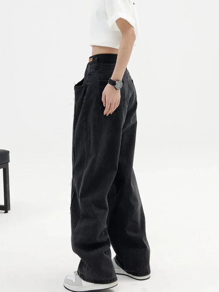 Harajuku High Waist Baggy Wide Leg Jeans