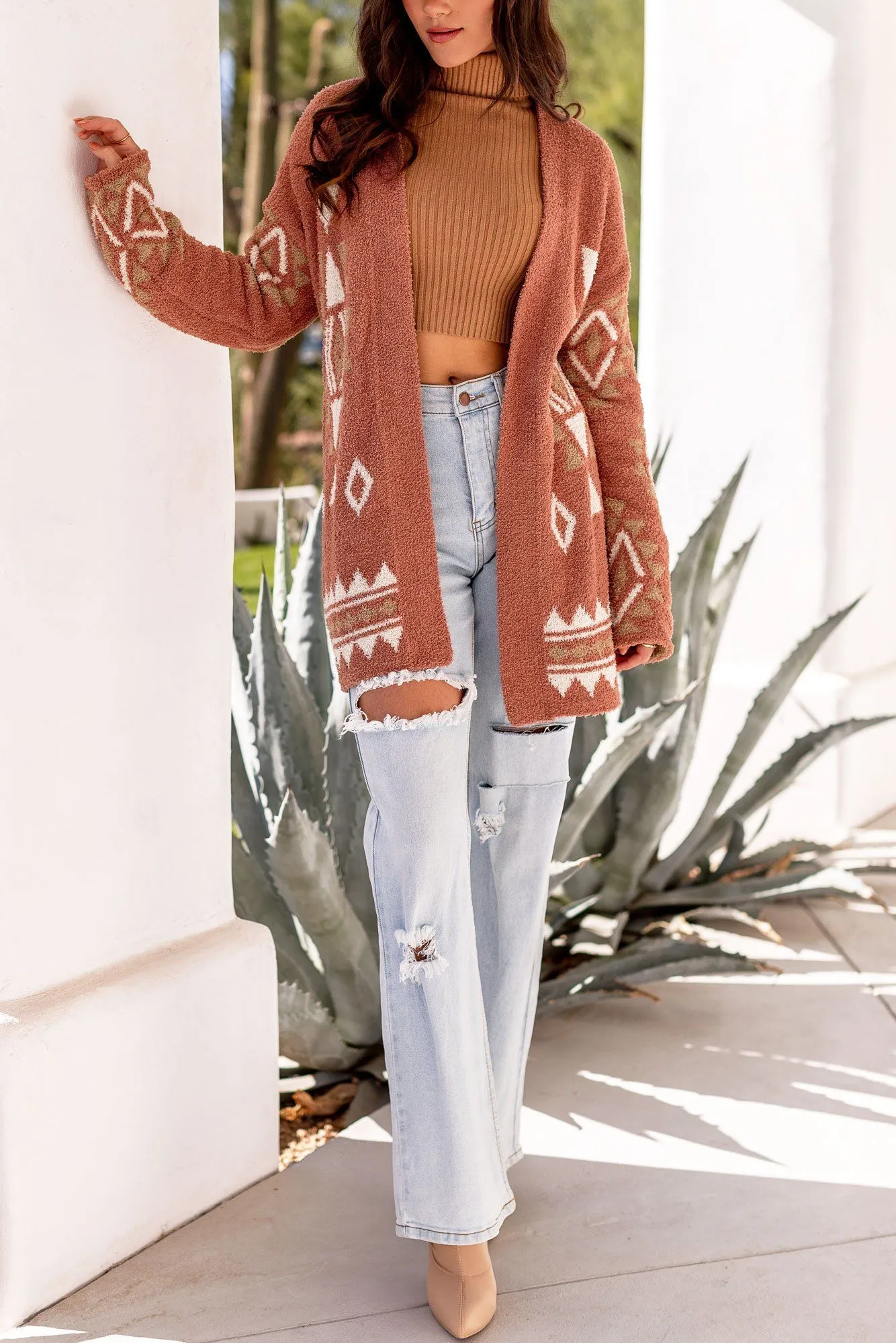 Ignacia Brick Cardigan