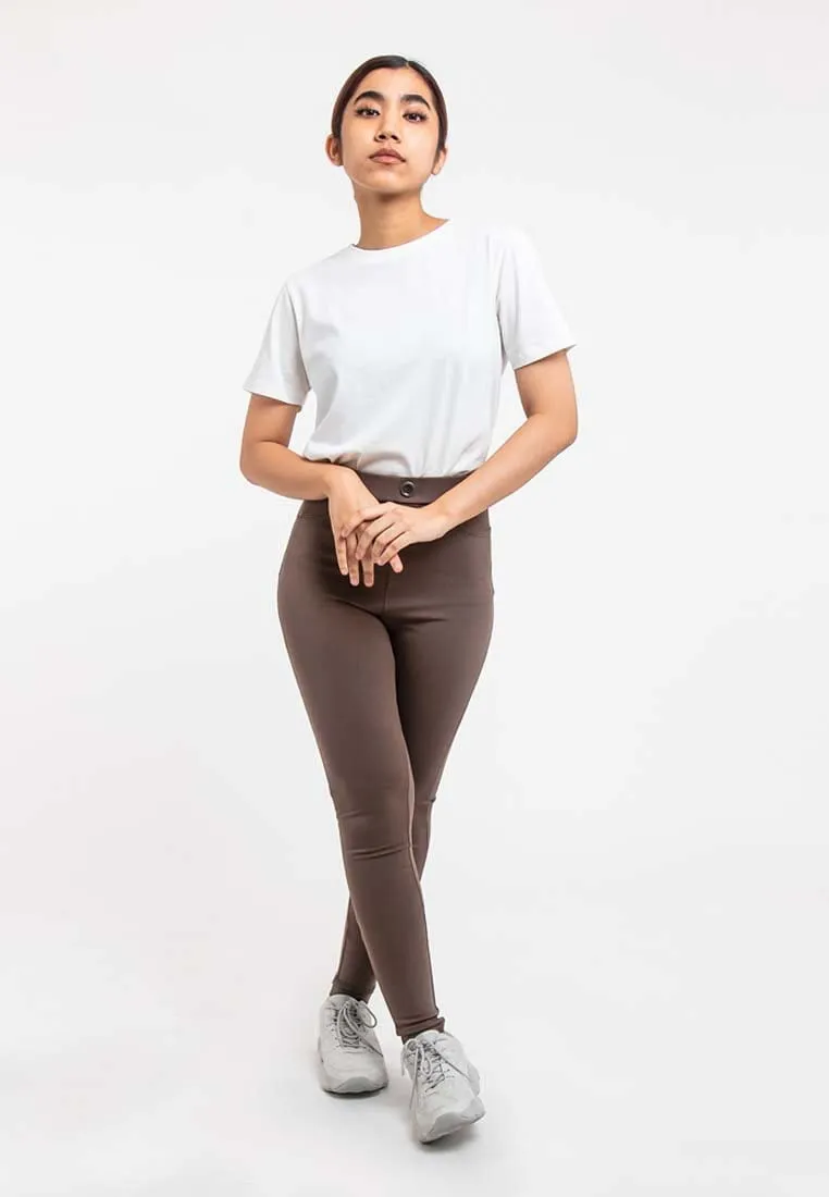 Ladies High Waist Skinny Stretchable Pants - 810447