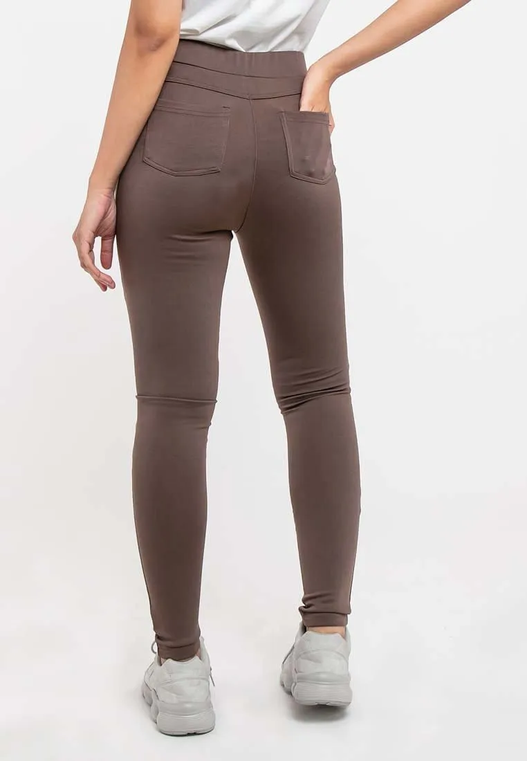 Ladies High Waist Skinny Stretchable Pants - 810447