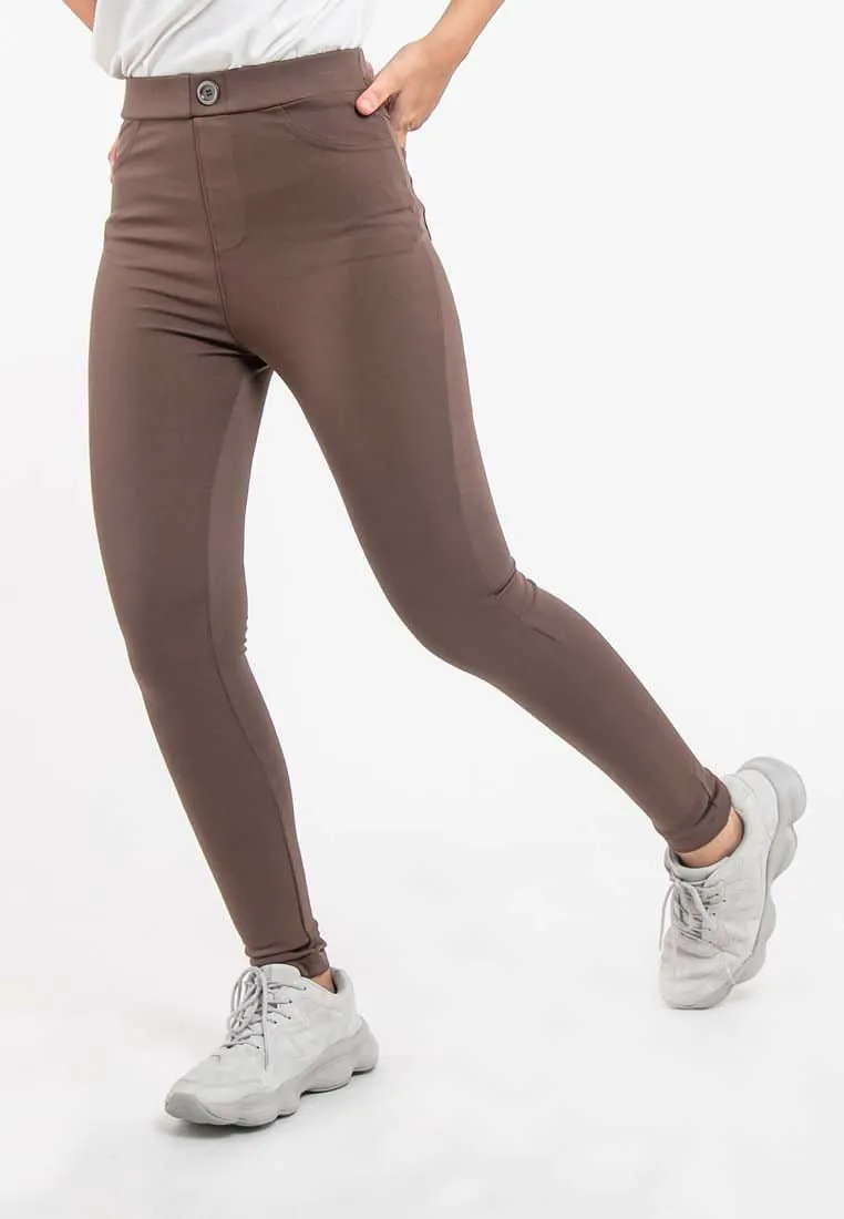 Ladies High Waist Skinny Stretchable Pants - 810447