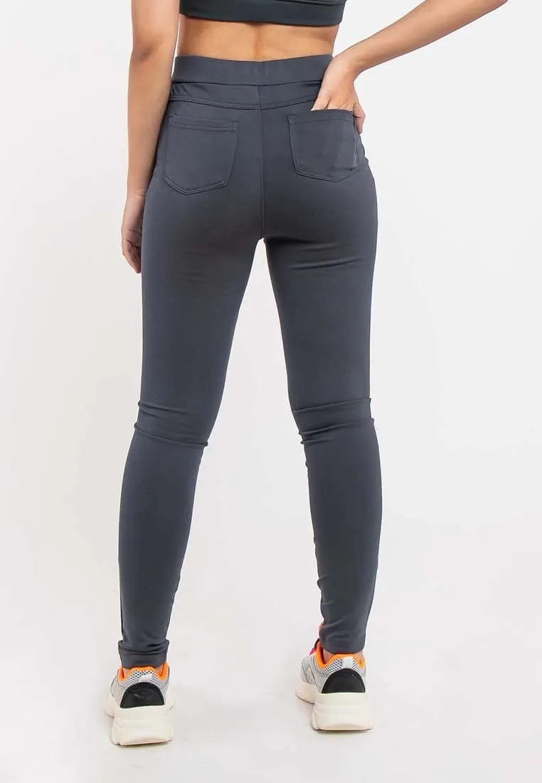 Ladies High Waist Skinny Stretchable Pants - 810447