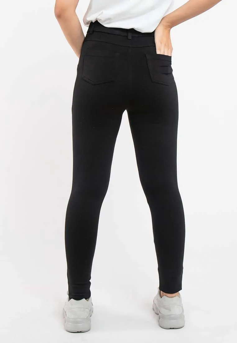 Ladies High Waist Skinny Stretchable Pants - 810447