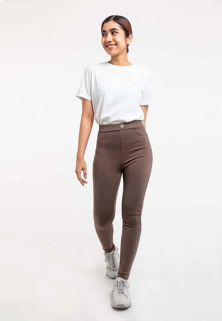 Ladies High Waist Skinny Stretchable Pants - 810447