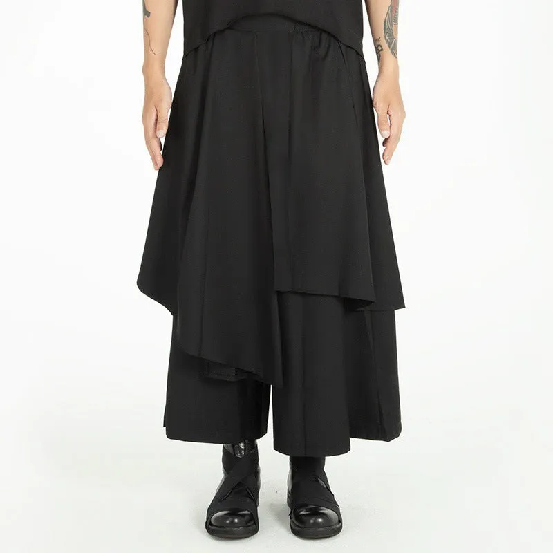 Loose Wide Leg Casual Culottes