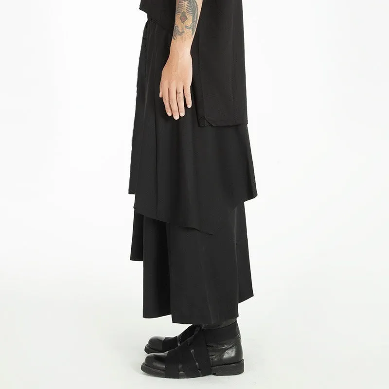 Loose Wide Leg Casual Culottes