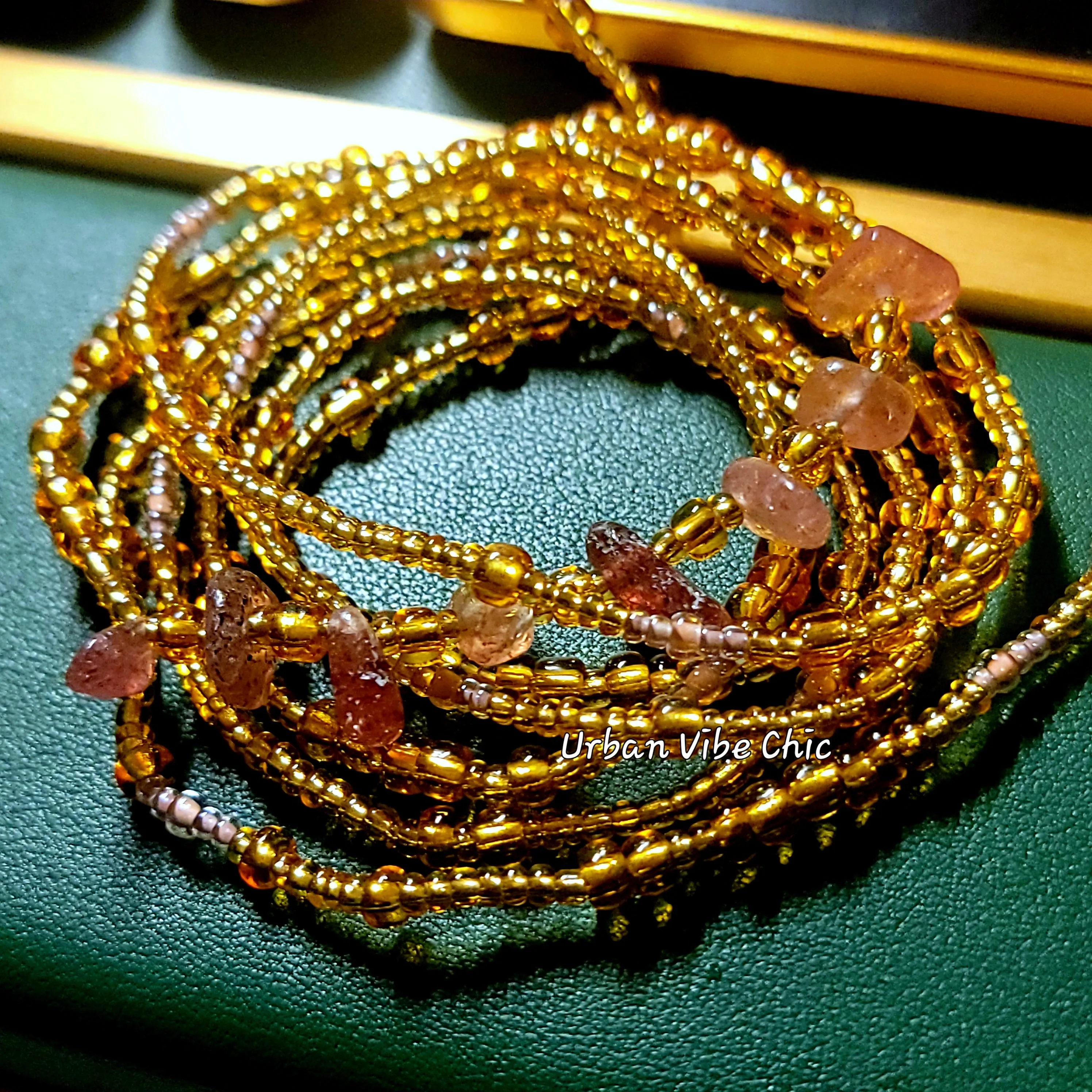 Luxe Waist Beads -  Golden Mood