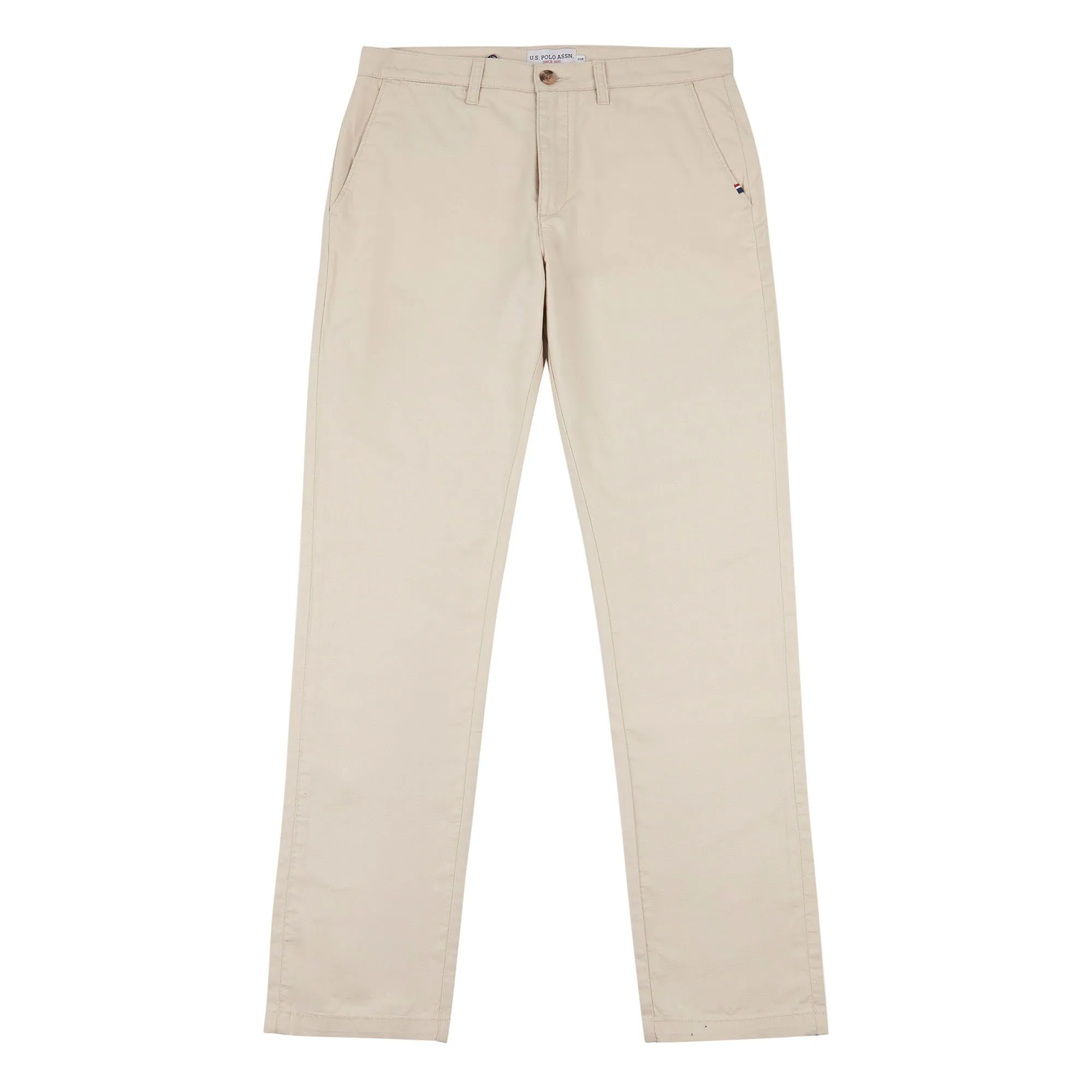 Mens Linen Blend Chino in French Oak