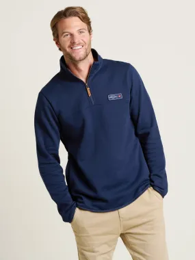 Men's Navy Quarter Zip Sweatshirt