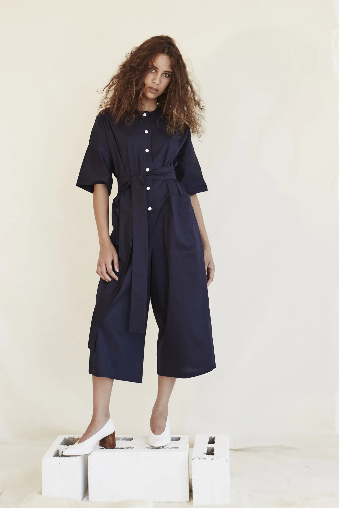 On-grown Sleeve Jumpsuit