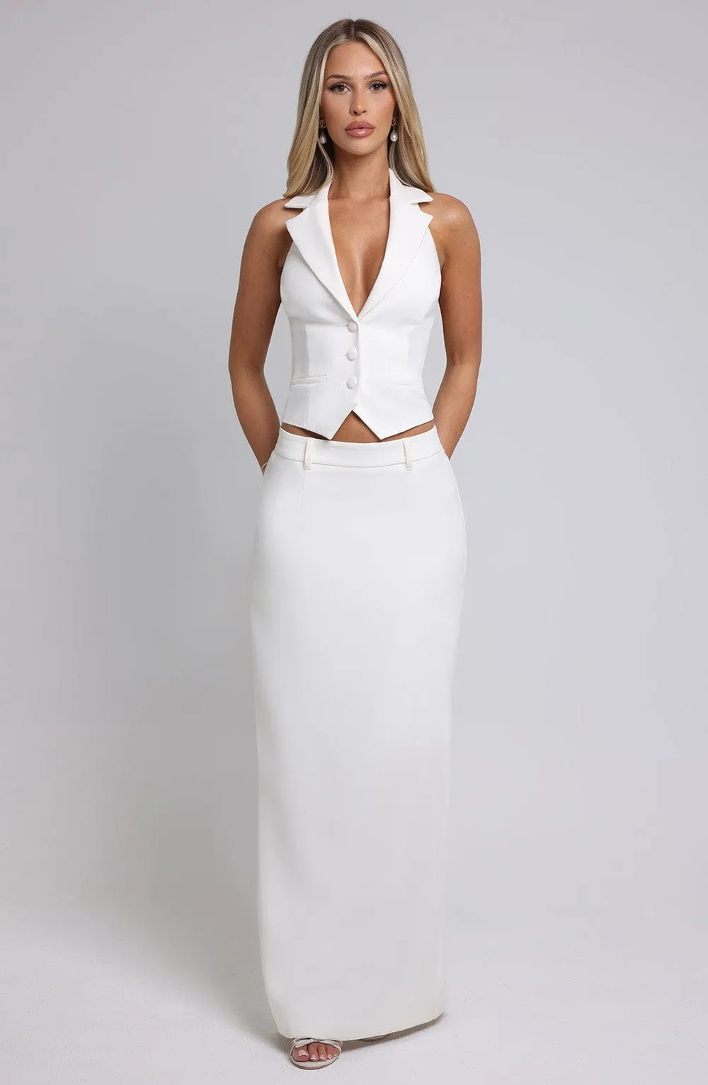 Piper Maxi Skirt - Ivory