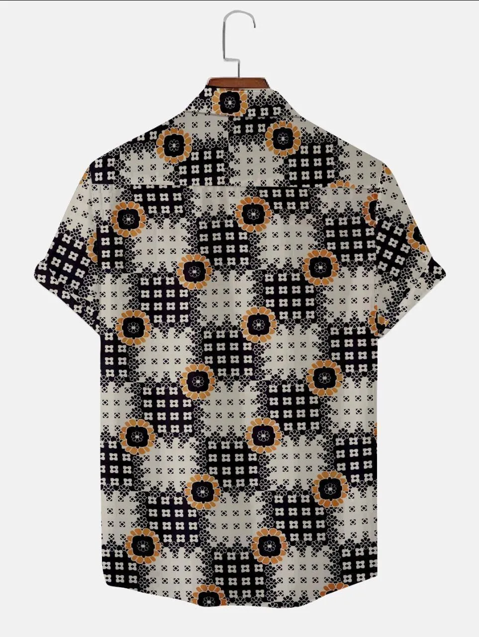 Poly Cotton Printed Half Sleeeves Regular Fit Mens Casual Shirt