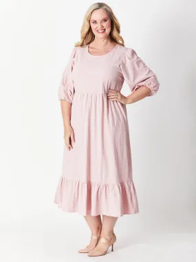 Prudence Ucycled Cotton Dress - Pink - 27503