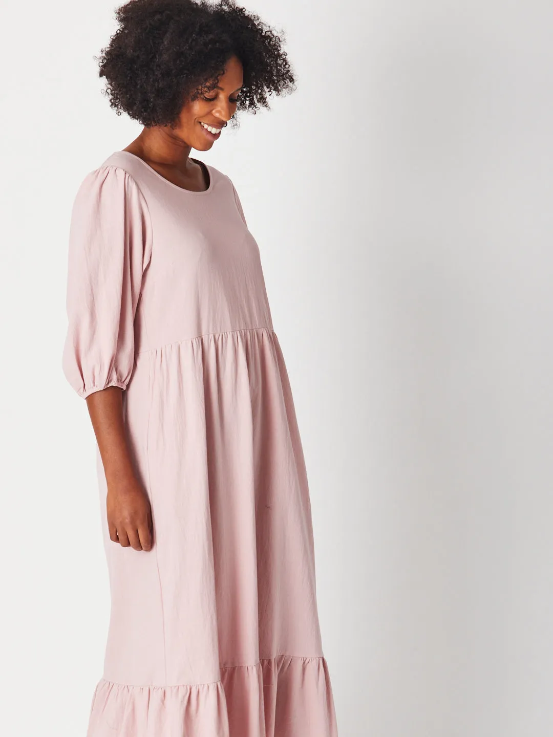 Prudence Ucycled Cotton Dress - Pink - 27503