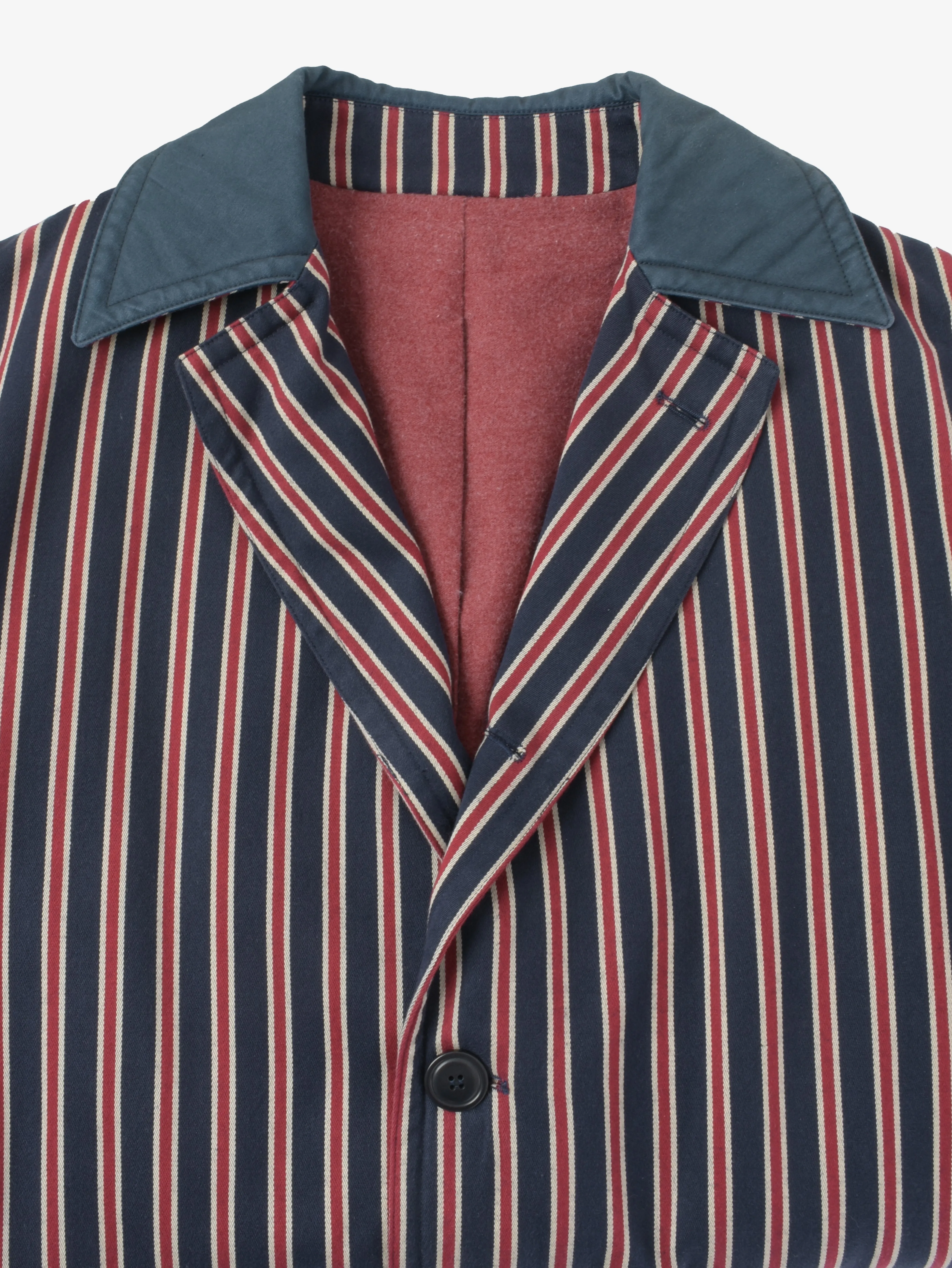 Romeo Gigli Striped Overcoat - ' 90s