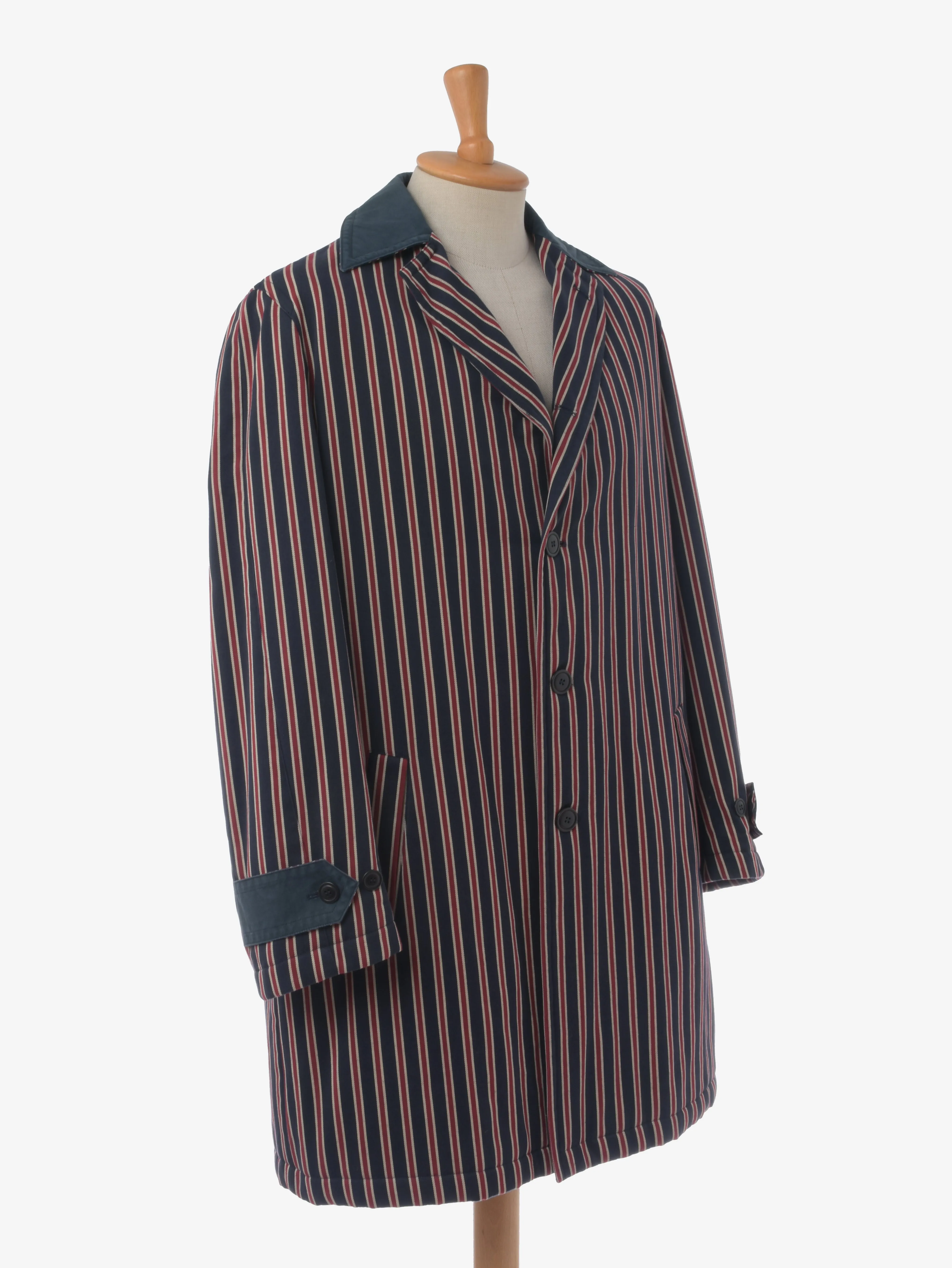 Romeo Gigli Striped Overcoat - ' 90s