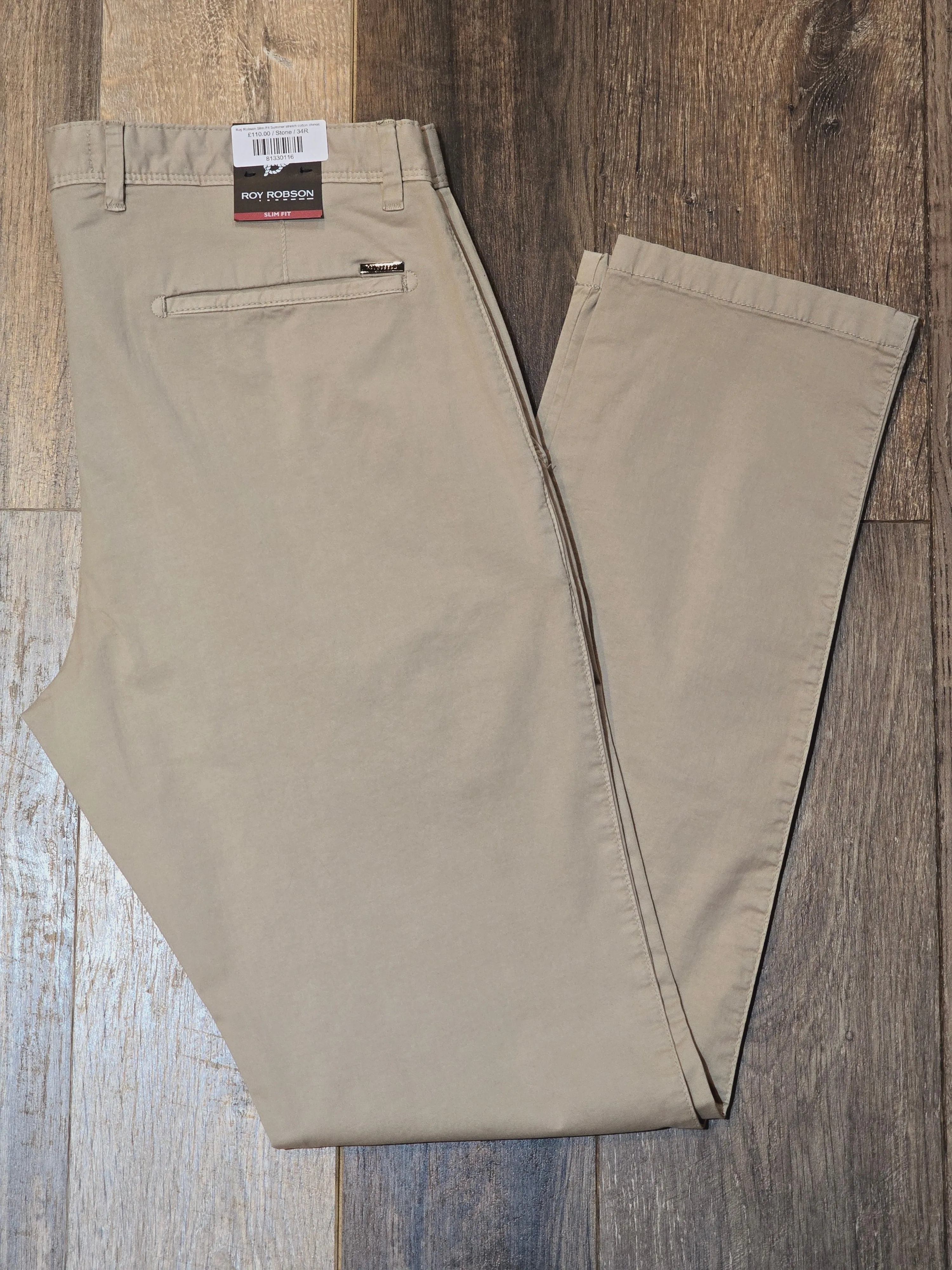 Roy Robson Slim Fit Summer stretch cotton chinos