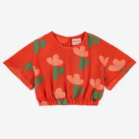 Sea Flower All Over Woven Top by Bobo Choses