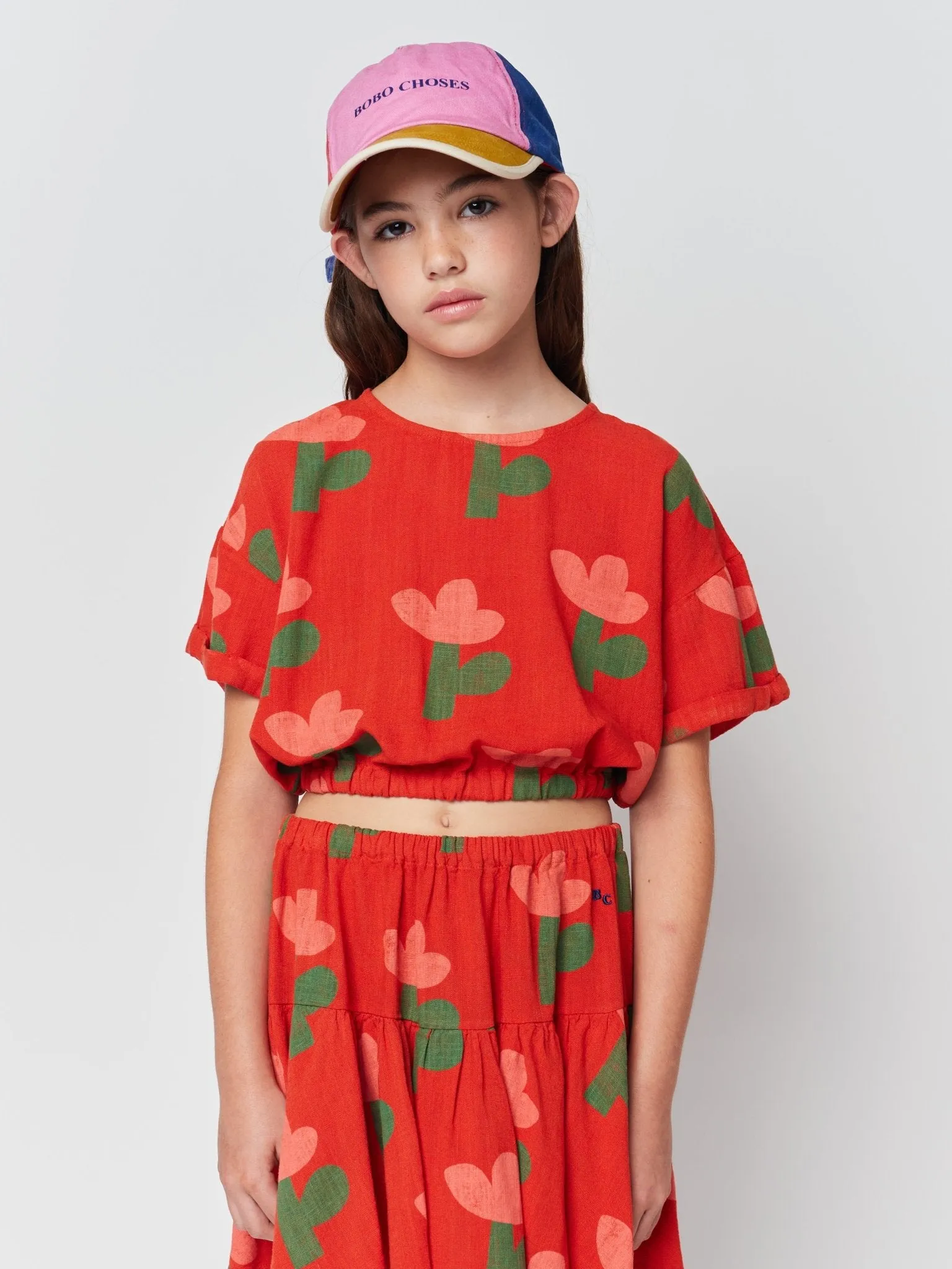 Sea Flower All Over Woven Top by Bobo Choses