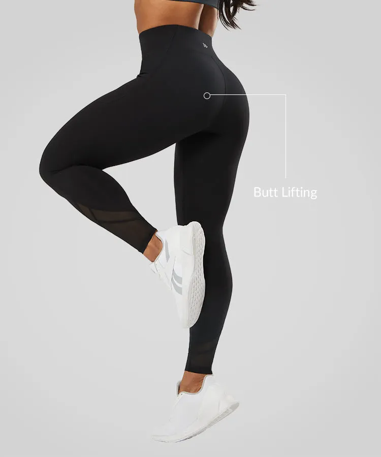 Shift Mesh Yoga Leggings 26"| Women's Light Support Leggings