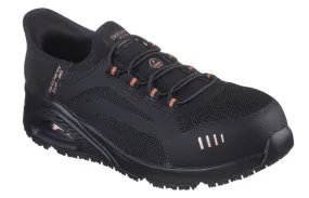 Skechers Women's Composite Toe ESDSlip/Oil Resist. Work Shoe 108217/BKRG