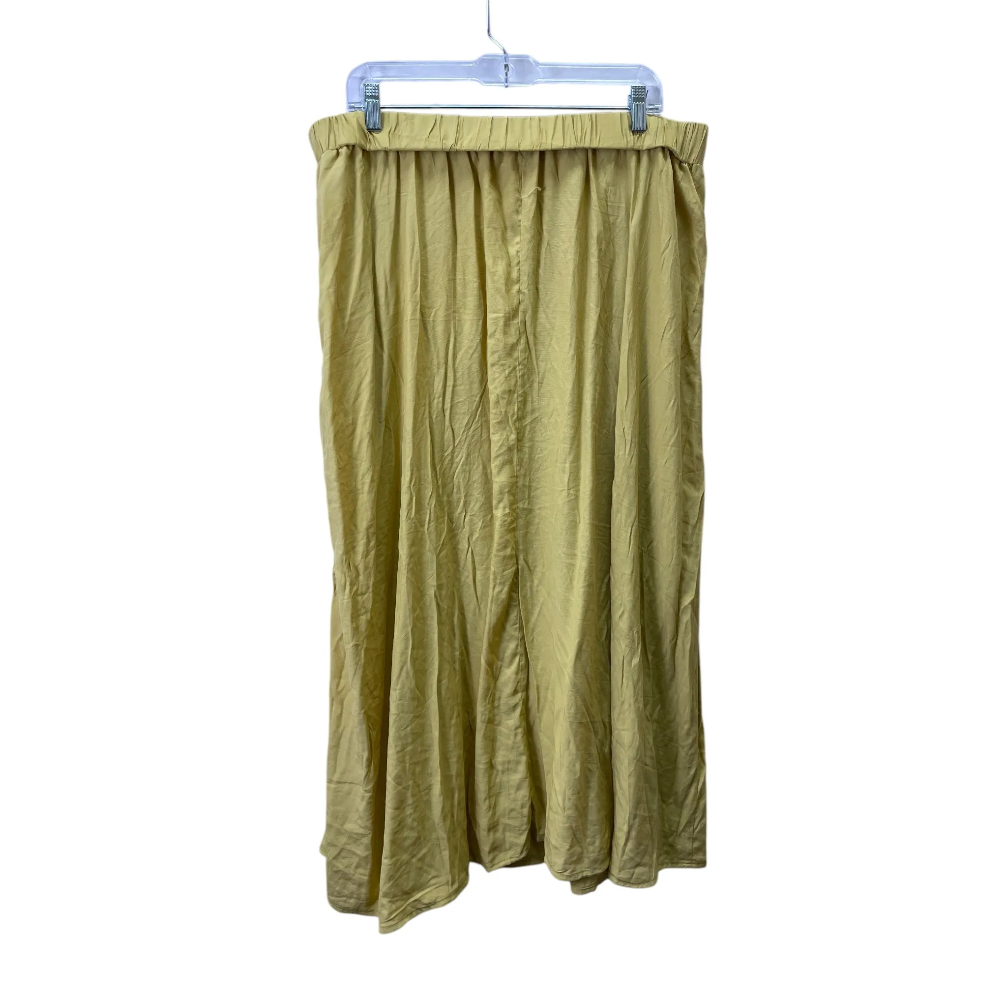 Skirt Maxi By Shein In Yellow, Size:24