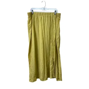 Skirt Maxi By Shein In Yellow, Size:24