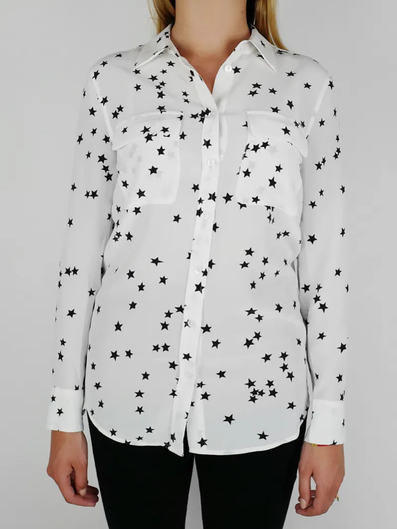 SLIM SIGNATURE SILK SHIRT