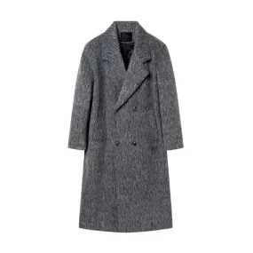 Stone Gray Mohair Coat