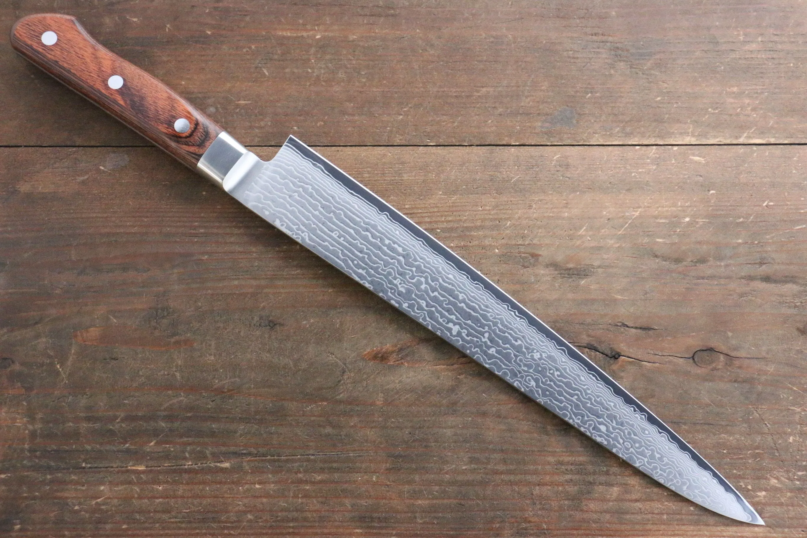 Tamahagane Kyoto 63 Layer Damascus Sujihiki 270mm KP-1112