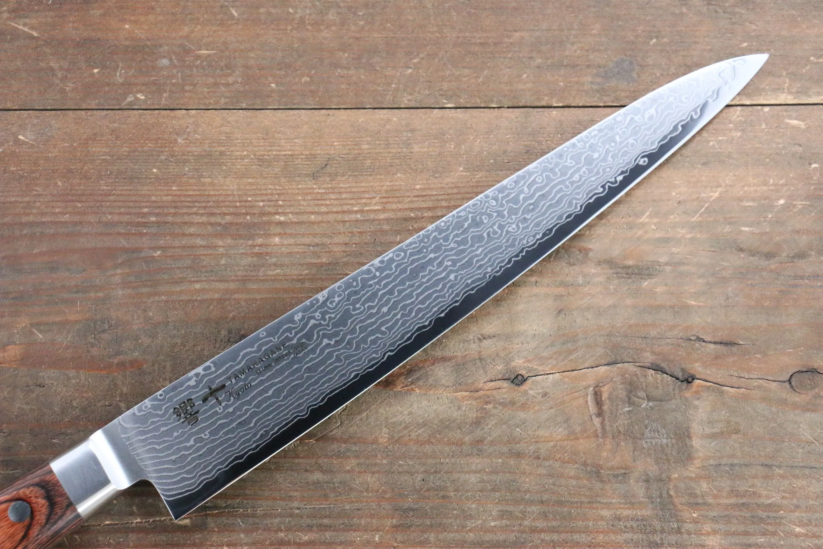 Tamahagane Kyoto 63 Layer Damascus Sujihiki 270mm KP-1112