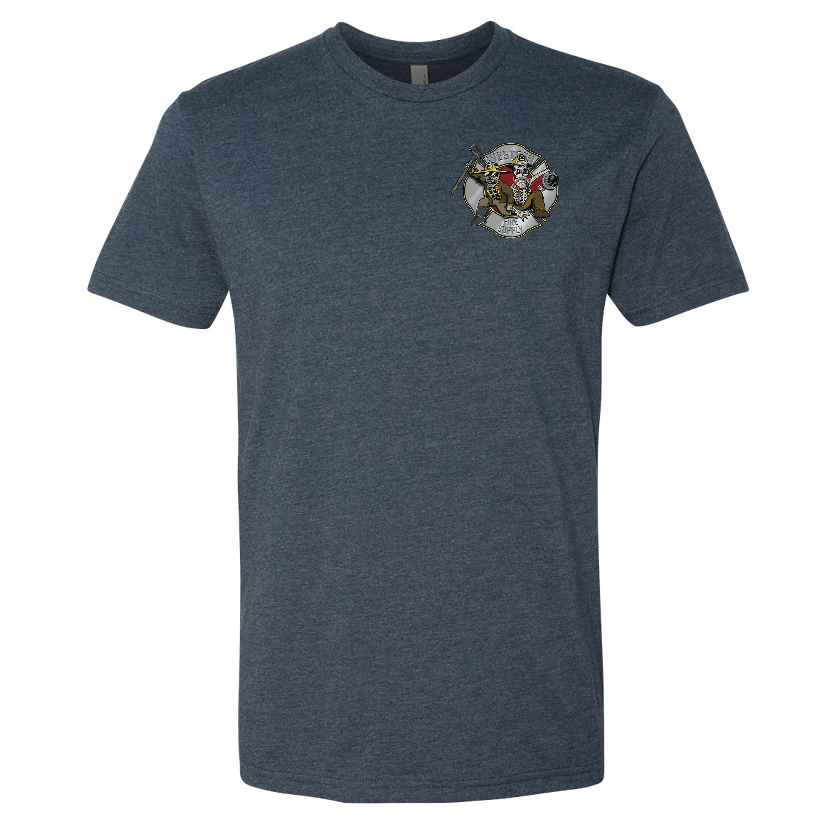 Western Fire Supply Brothers in Fire Shirt