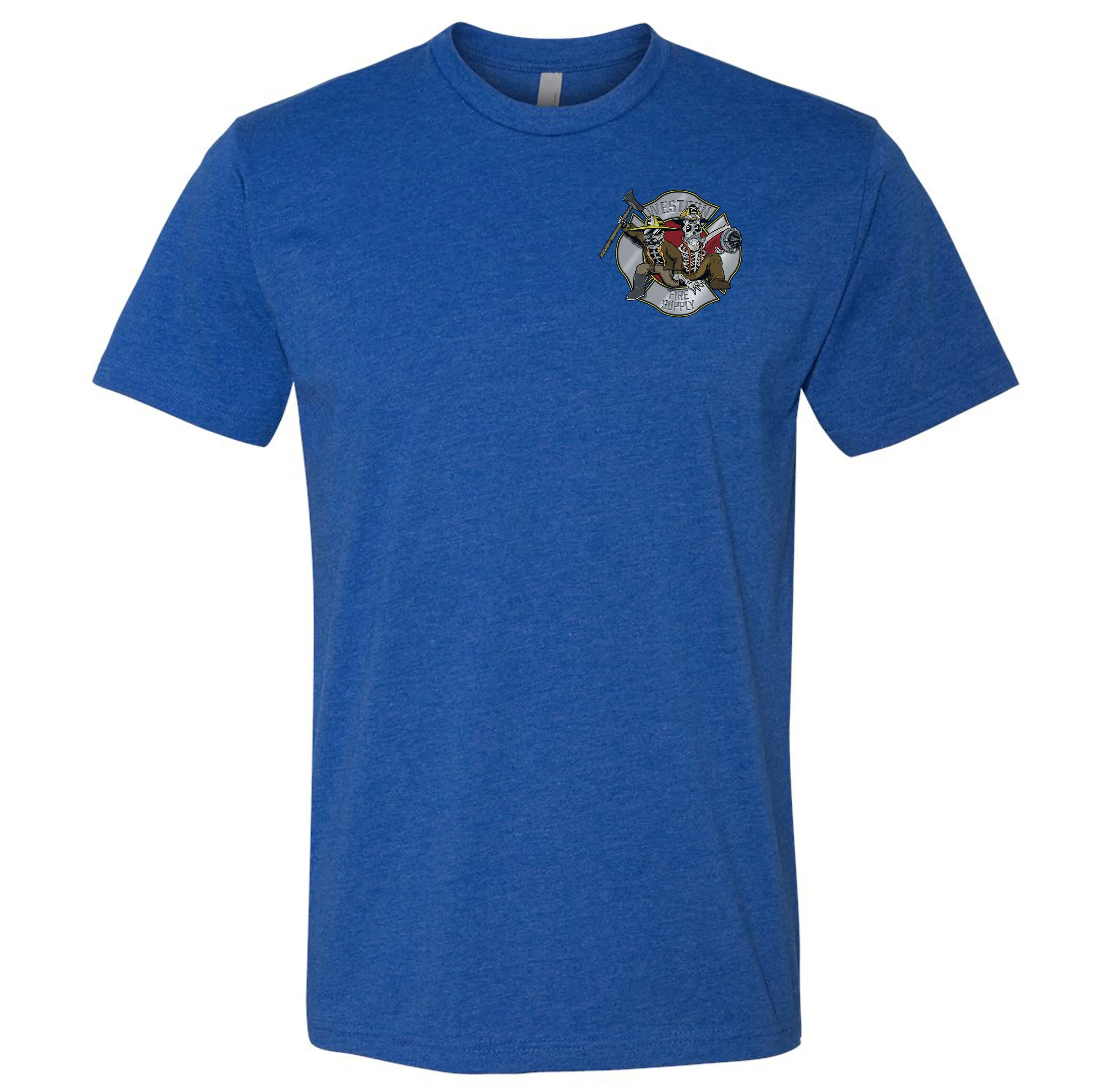 Western Fire Supply Brothers in Fire Shirt