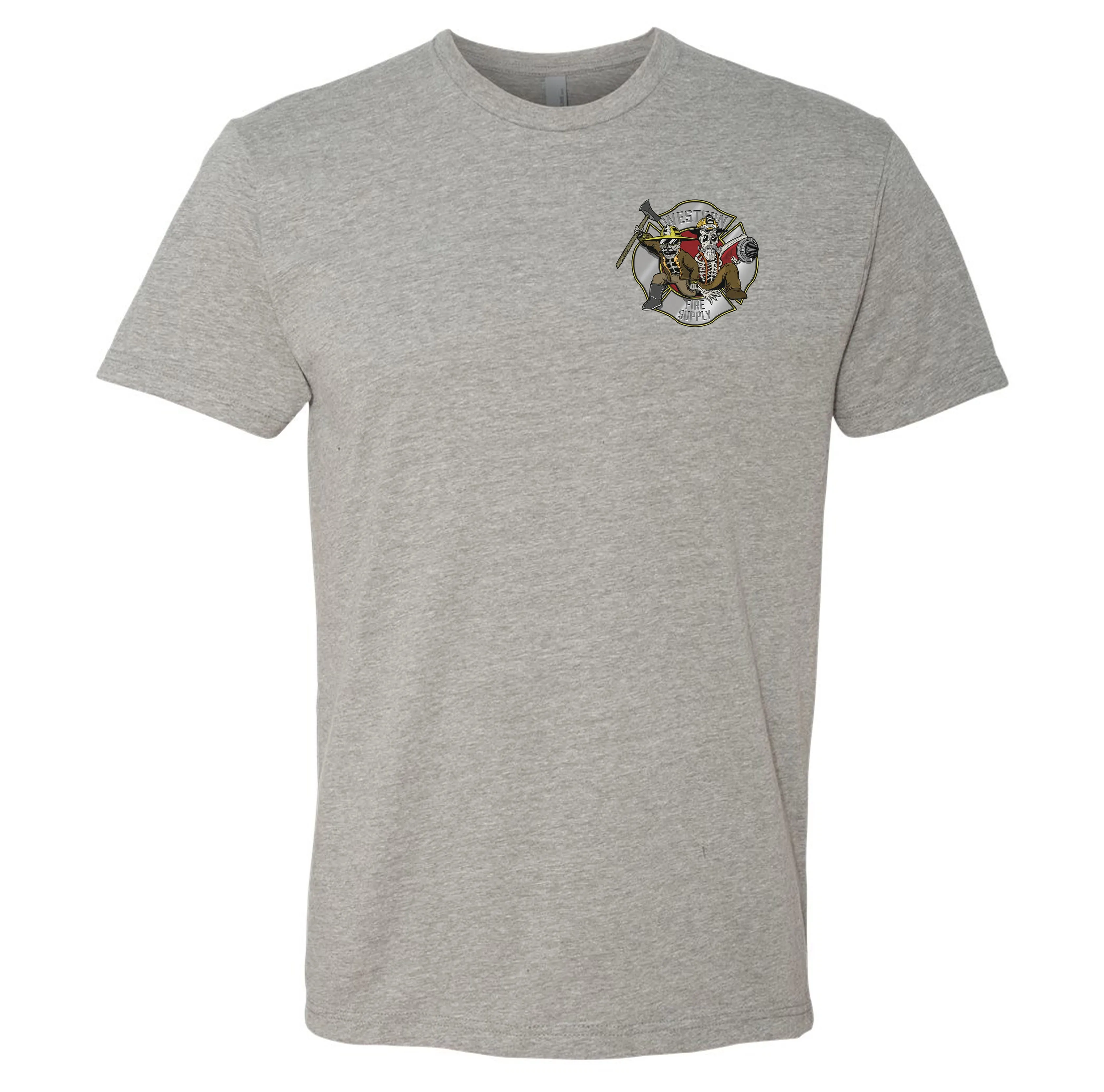 Western Fire Supply Brothers in Fire Shirt