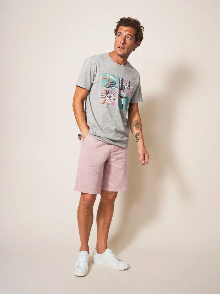 WHITE STUFF <BR>
Sutton Cotton Shorts for Men <BR>